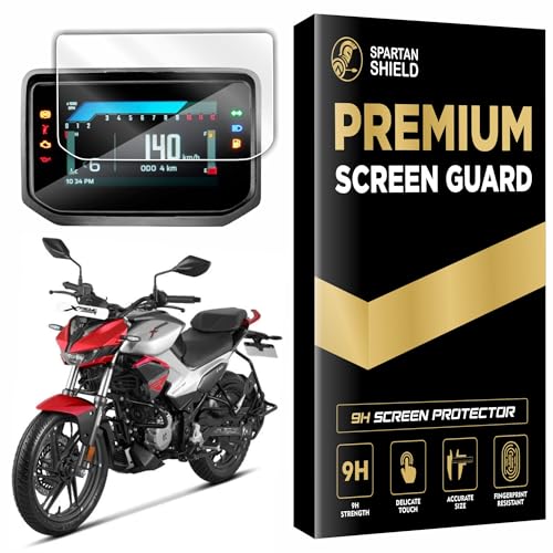 Image of Spartan Shield Digital Cluster Screen Guard for Hero Xtreme 125R 4V 2025 | Compatible with Dual Channel ABS, ABS Single Seat, ABS OBD2B & IBS OBD2B Variants | 4.2-inch Multicolor LCD Display Protector | Anti Scratch | Water Resistant | HD Clear | Bubble Free Installation | Instrument Cluster Console Accessory [Not Tempered Glass]