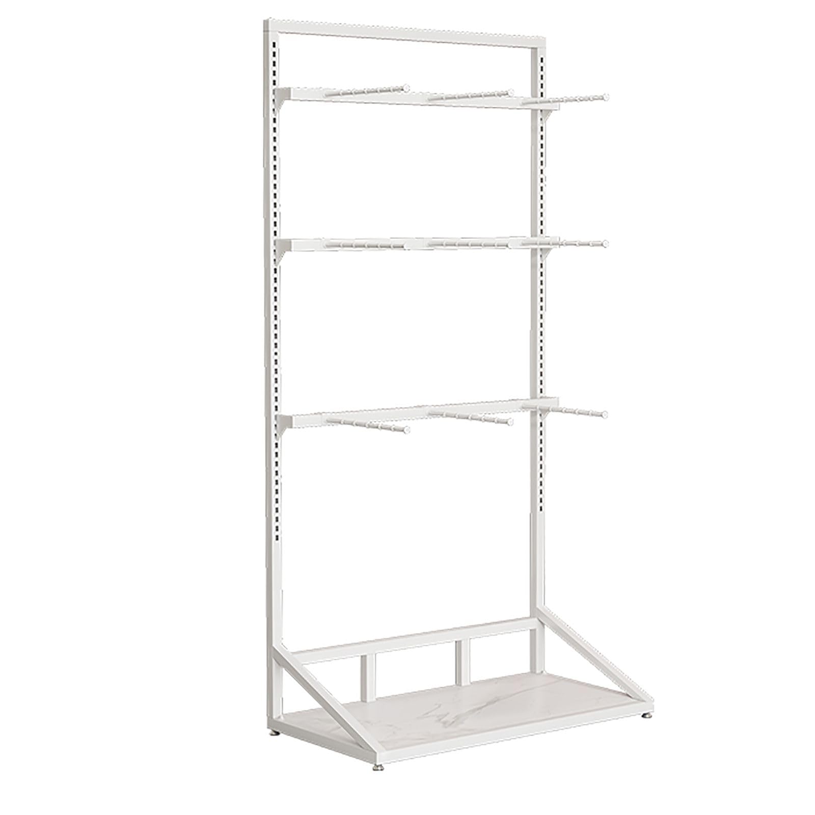 JKJZSALJ Floor-Standing Metal Underwear Display Rack - Organized Retail Stand For Bras,Panties,Socks Boutique Merchandising