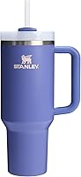 Vista 192 de STANLEY Quencher H2.0 Vaso Térmico con asa y pajilla, 64 onzas, tapa Flowstate de 3 posiciones, gran capacidad para viajes y deportes, vaso de acero