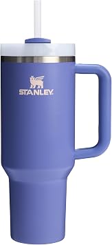 STANLEY Quencher H2.0 Flow State Tumbler, 40 oz, Lupine | Handle and Straw | 3-Position Lid | Cup Holder Compatible for Travel | Insulated Stainless Steel Cup | BPA-Free