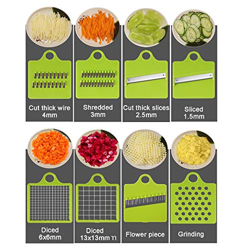 Cortadora manual multifunción para ensaladas y vegetales miniatura 3