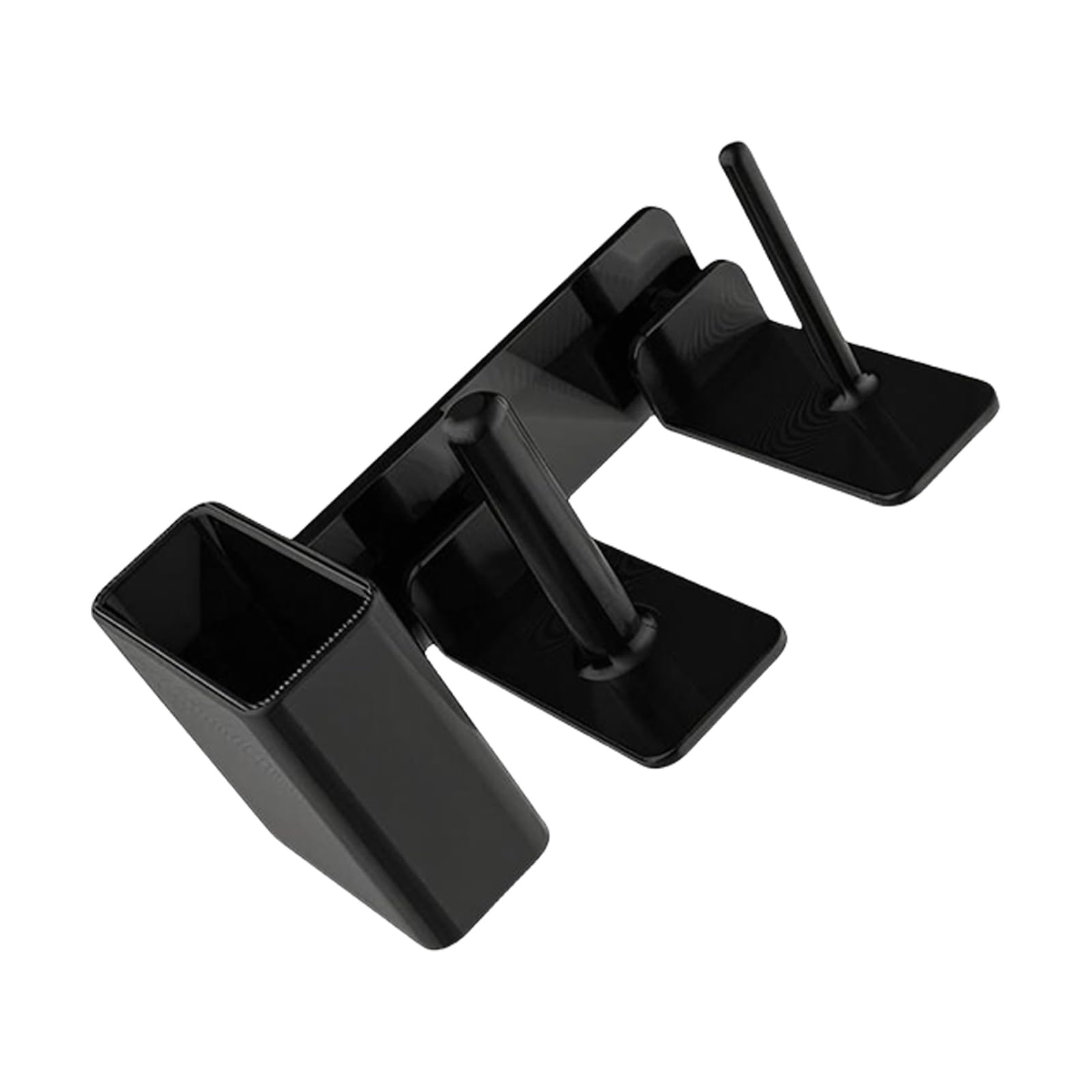 Jazuaiao Space Efficient Drinkware Storage Rack for Slushies Maker Side Mounted Cup Lid and Straws Holder for Slushies Machines Machine Accessories