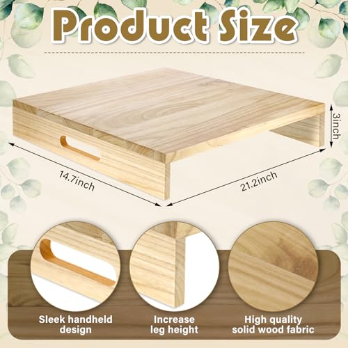 Tabla de cortar rectangular de madera 53.85x37.34 cm miniatura 2