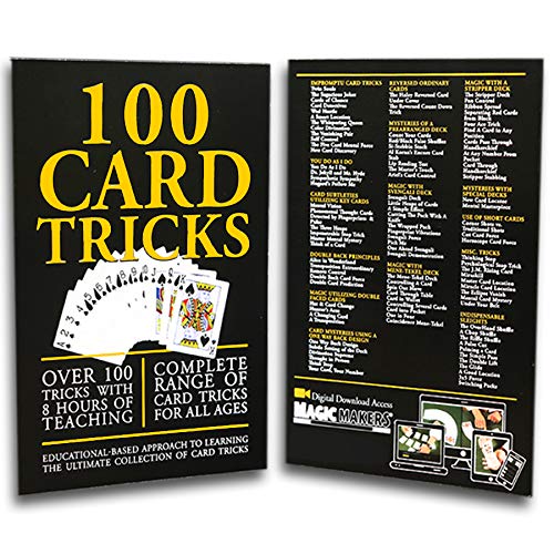 Magic Makers 100 Card Tricks Kit Includes Marked Deck & Svengali Trick Deck #TOP1