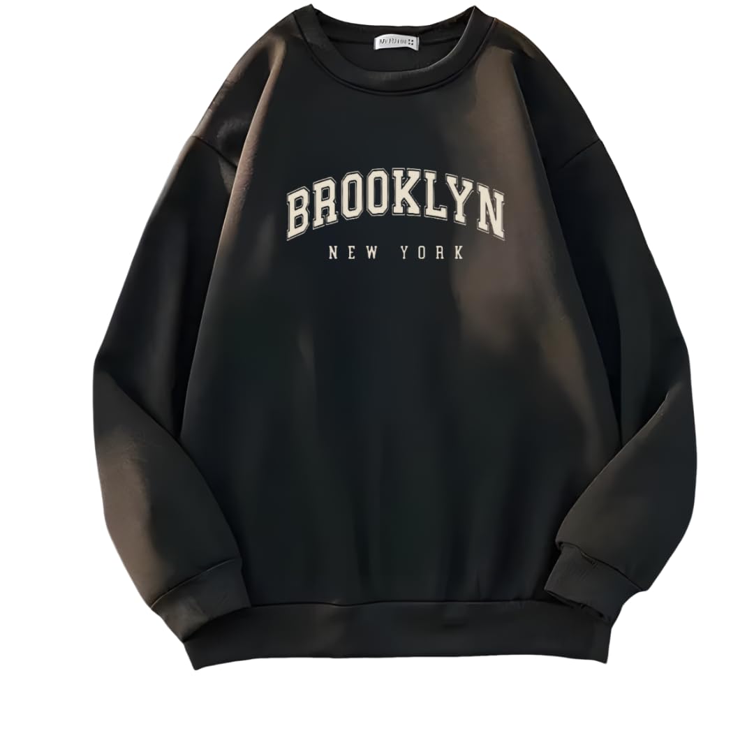 Printed Graphic Sweatshirt Long Sleeves ROUNND Neck for Women's & Men | Unisex Sweatshirt Winter Wear-image-20