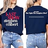 The Last Show Stephen Colbert 2026 Shirt, Late Night Comedy Tshirt, The Late Show Fan Gift, Historic TV Final 2026 USA, End of an Era Finale The Night The Laughter Died Multi