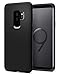 Spigen Liquid Air Armor Galaxy S9 Plus Case with Light but Durable Flexible Protection with Geometric Pattern for Samsung Galaxy S9 Plus (2018) - Matte Black