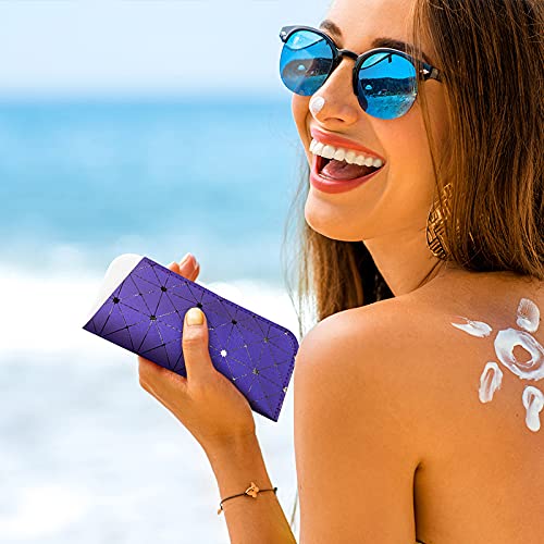 Image of TRIUMPH VISION 3 Pack Reading Glasses Pouch Soft Case Eyeglass Sleeve Slim | Alternative to Bulky Case in bag, Lightweight Lined Padded Protect Optical lens Slip in, Cute Pattern Portable for Daily Use