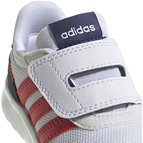 adidas Run 70s Ac (Toddler) White/Vivid Red/Dark Blue 7 Toddler M4