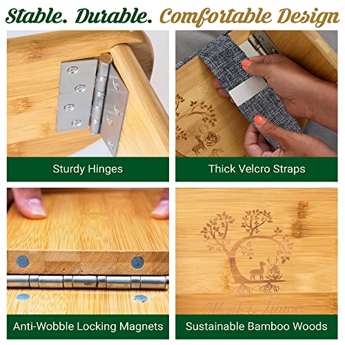 MONK & LLAMA Meditation Bench - Foldable, Ergonomic, Bamboo Kneeling Stool— Perfect Seiza Bench Meditation Stool Chair for Prayer & Travel - Deeper & Enjoyable Sessions - Image 6