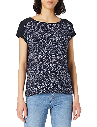 ESPRIT 991ee1k328 T-Shirt, 400/Navy, S Donna