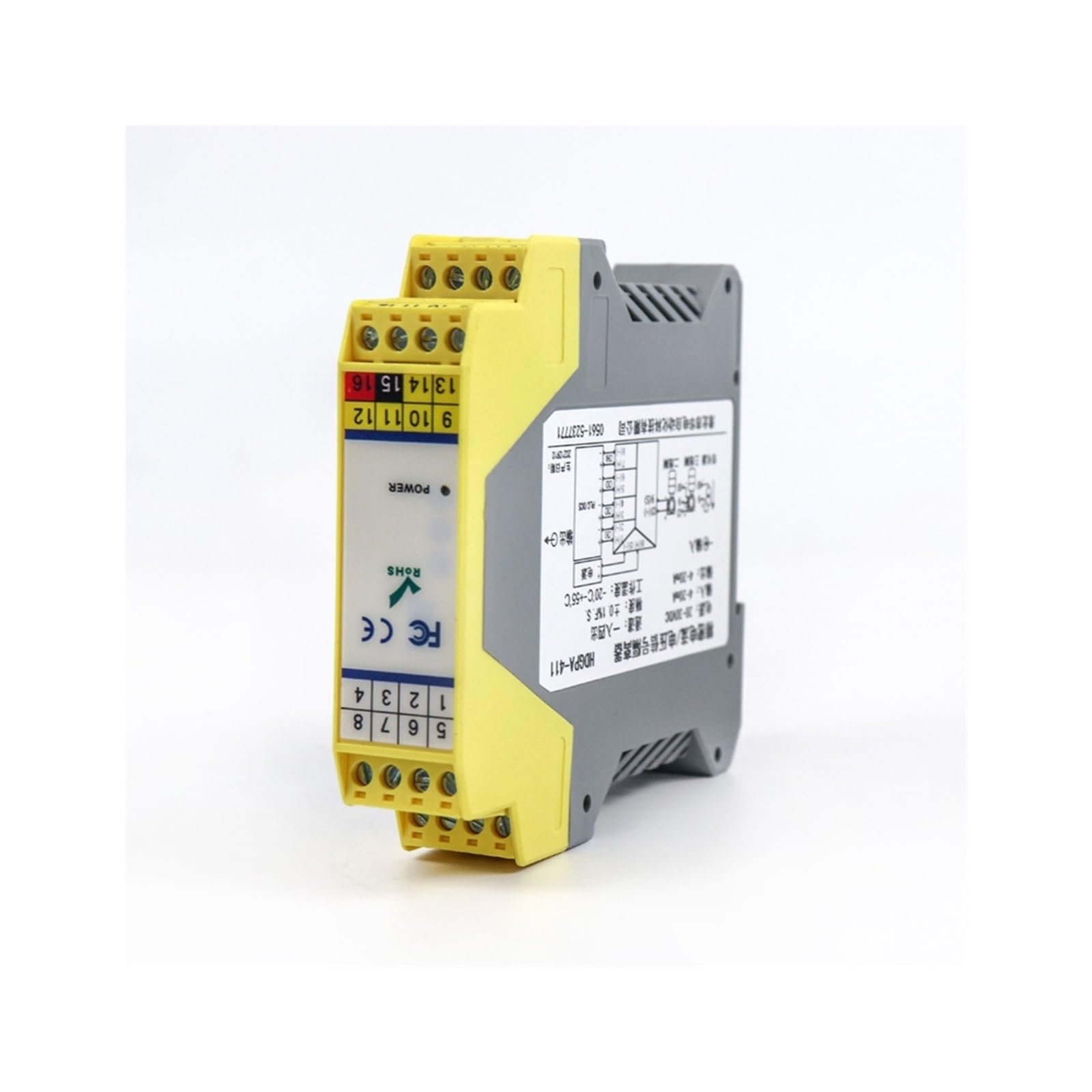 2 ingressi 4 uscite 4-20 mA 0-10 V CC Splitter isolatore di Segnale 2 ingressi 2 uscite Trasmettitore di Segnale 1 Ingresso 4 uscite(12Vdc)