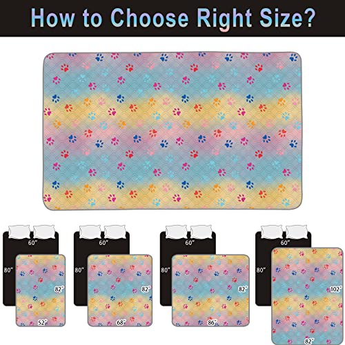 Topthumbs 100% Waterproof Dog Bed Cover 52x82 inch Reversible Changing Pad Reusable Camping Mat for Kids/Pet/Dog/Cat… - Image 6