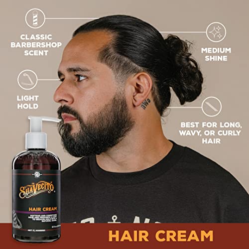 Suavecito BC8 Hair Cream Pump Bottle Medium Shine All Day Light Hold thumb #7