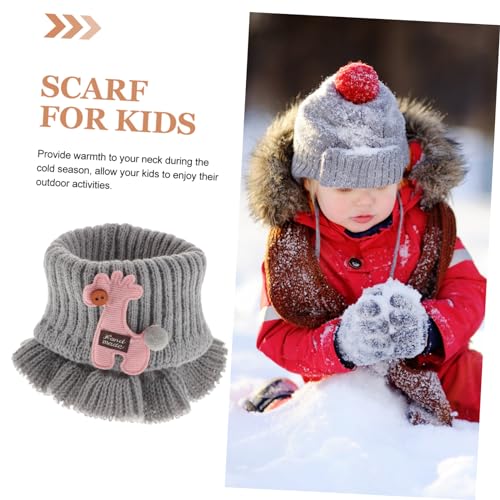 BESPORTBLE Boy Girl's Scarf Winter Neck Wrap Boys Girls Cartoon Style Warm Scarves for and4
