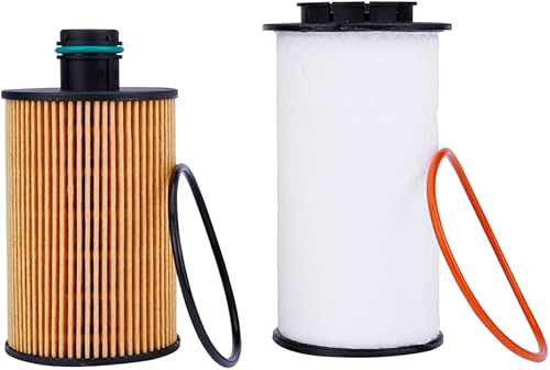 Filtro de combustible diesel 68235275AA y filtro de aceite 68229402AA, se adapta a Dodge RAM 1500 3.0L V6 motor diesel turboalimentado 2014 2015