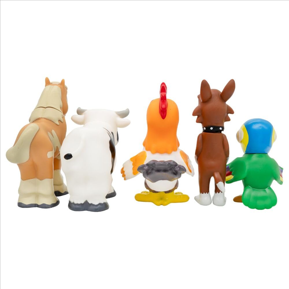 Bandai - La Granja de Zenón - Pack 5 Super Figuras La Granja De Zenón AR85500 Multicolor Explora el Mundo con el Pack de Super Figuras de Zenón, Diversión Total.