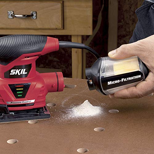 SKIL 7292-02 2.0 Amp 1/4 Sheet Palm Sander with Pressure Control