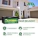 JITA 24V 200Ah LiFePO4 Battery, 200Ah Lithium Deep Cycle Battery Built-in 200A BMS, 2000-5000 Cycles, Output Power 5120W, Rechargeable 200Ah LiFePO4 Cell for RV, Solar, Home Storage, and Golf Cart