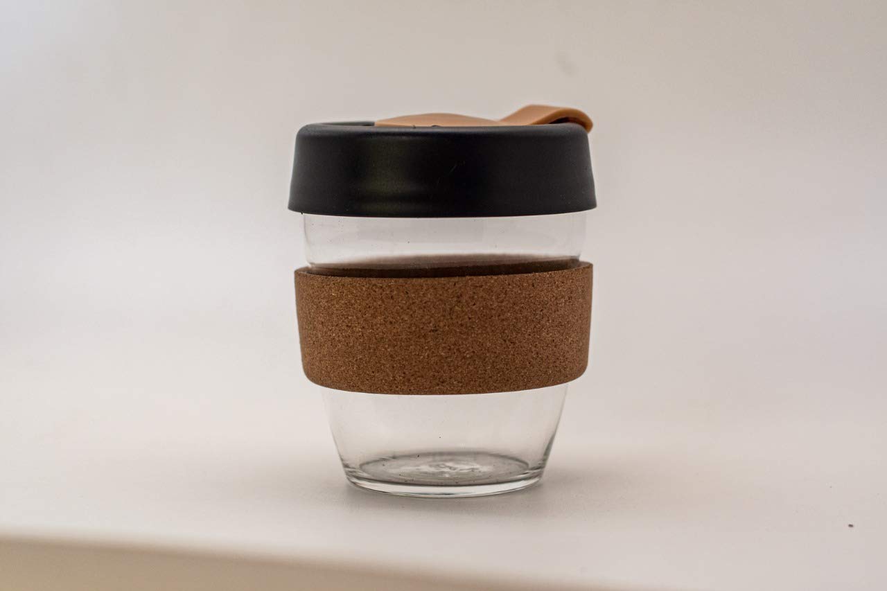 Kept Cup 8oz-236ml Reusable Coffee cup with Natural Cork Band.Size : 10.5 * 8cm
