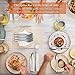 Evanda 12-Piece Stainless Steel Classic Dinner Spoons, 7.28 inches, Easy to Clean, Dishwasher Safe