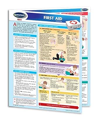 First Aid Guide - Medical Quick Reference Guide by Permacharts: Amazon ...