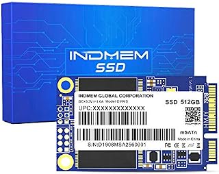 INDMEM DMMS mSATA SSD 512GB Internal Mini SATA III SSD 500GB Micro-SATA MLC