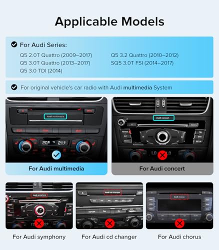 Radio Multimedios Linux Carplay 10.25" para Audi Q5 2009-2017 miniatura 2