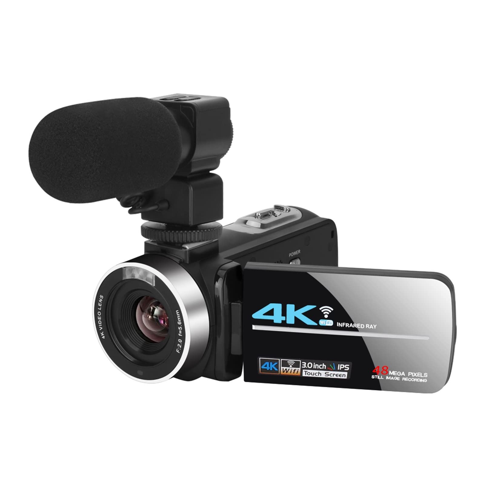 Amazon | 4KビデオカメラのビデオカメラのウェブカメラVlogging