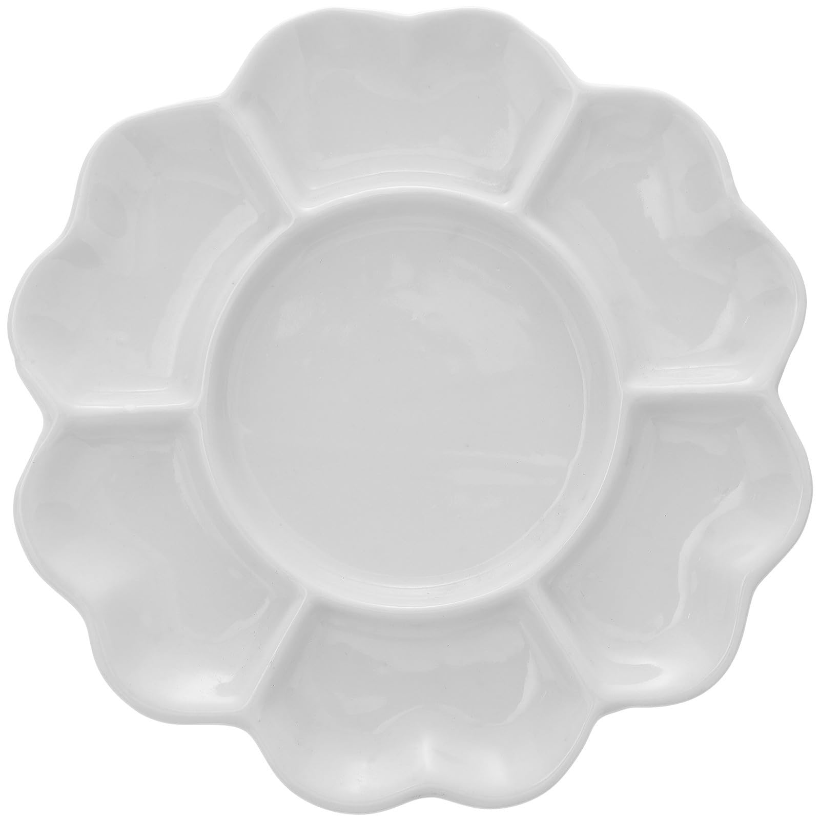 Paleta de acuarela de porcelana fácil de limpiar sin manchas