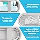 TYSORETY Zahnbürsten-Reiseetui für Oral-B/Oral-B Pro/Phlips Sonicare elektrische Zahnbürste, tragbares Hartschalen Reisetasche (Gradientenfarbe)