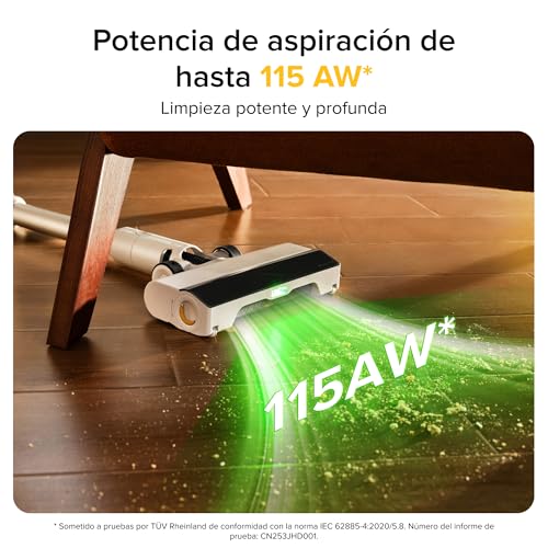 Miniatura 2 de roborock H60 aspiradora sin Cable, succión 115 AW, 60 min autonomía