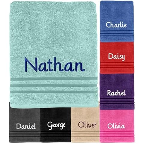Gembroidery Personalised Luxury Towel Set Cover
