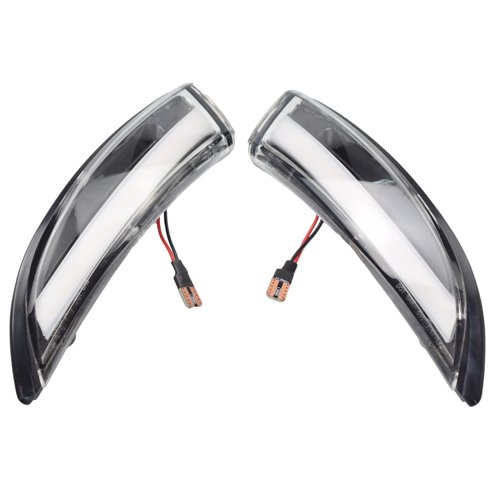 2 Piezas LED Luces Intermitentes Laterales Dinamicos Coche Luz para Ford Fiesta Mk7 2008-2017 Para Ford B-Max 2012-2017