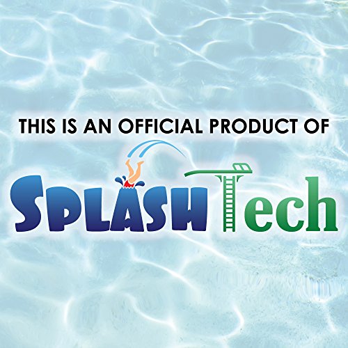 Splashtech Heavy-Duty Aluminum Skimmer Head - Standard 1.25" Cleaning Net With Telescoping Poles - Maintenance Supplies For Public Or Home Swimming Pool Water #TOP7