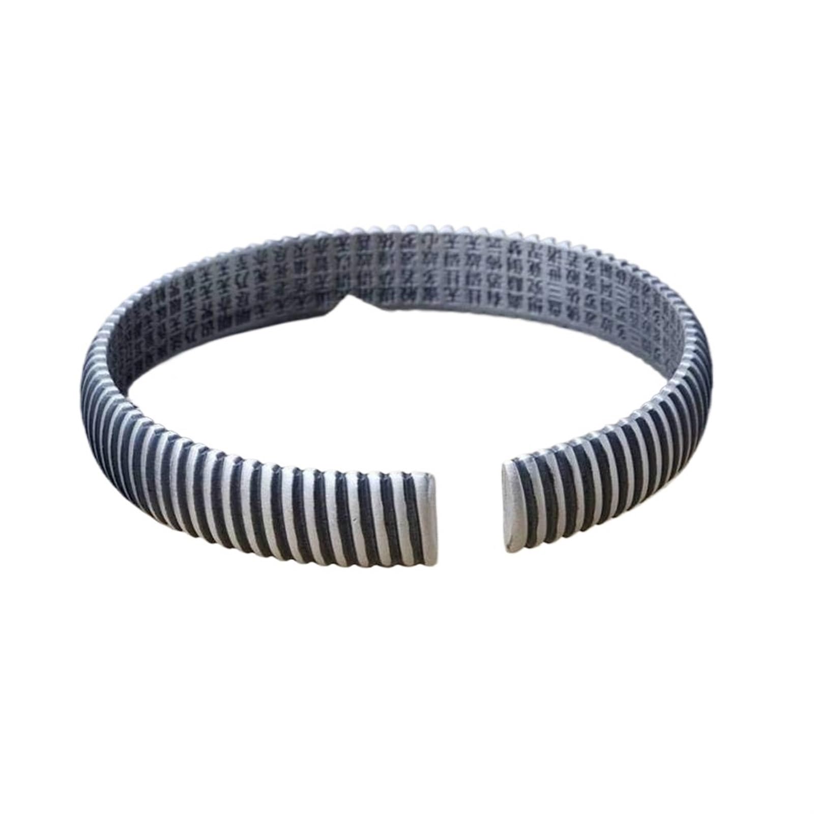 Bracciale in argento, bracciale rigido alla moda, braccialetto in argento massiccio 999 Detti buddisti in argento Bracciale gioielli Vecchio braccialetto in argento vintage I braccialetti fatti a mano