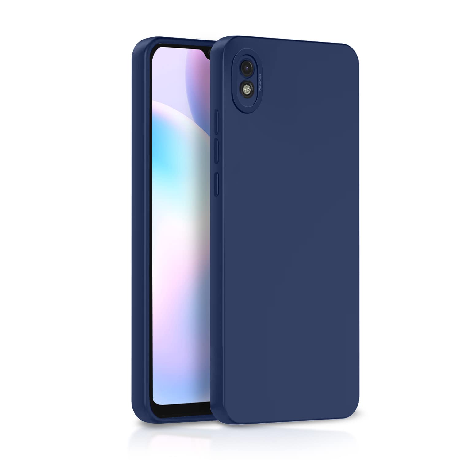 Pikkme Mi Redmi 9A / 9i / 9A Sport Back Cover Soft Matte Liquid Silicone TPU | Camera Protection | Shockproof Slim Back Case for Mi Redmi 9A / 9i / 9A Sport (Blue) (B09SD2DNDJ) Amazon Price History, Amazon Price Tracker
