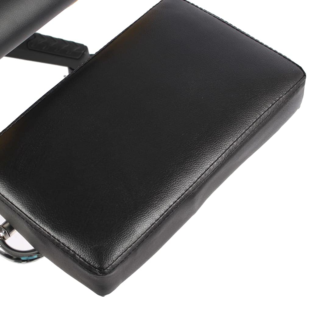 Gaming-Stuhl mit Fußstütze und Drehfunktion Blau PVC Metall ergonomisch für Büro Homeoffice Jugend PC Esport komfortabel mit Rücken- und Nackenkissen