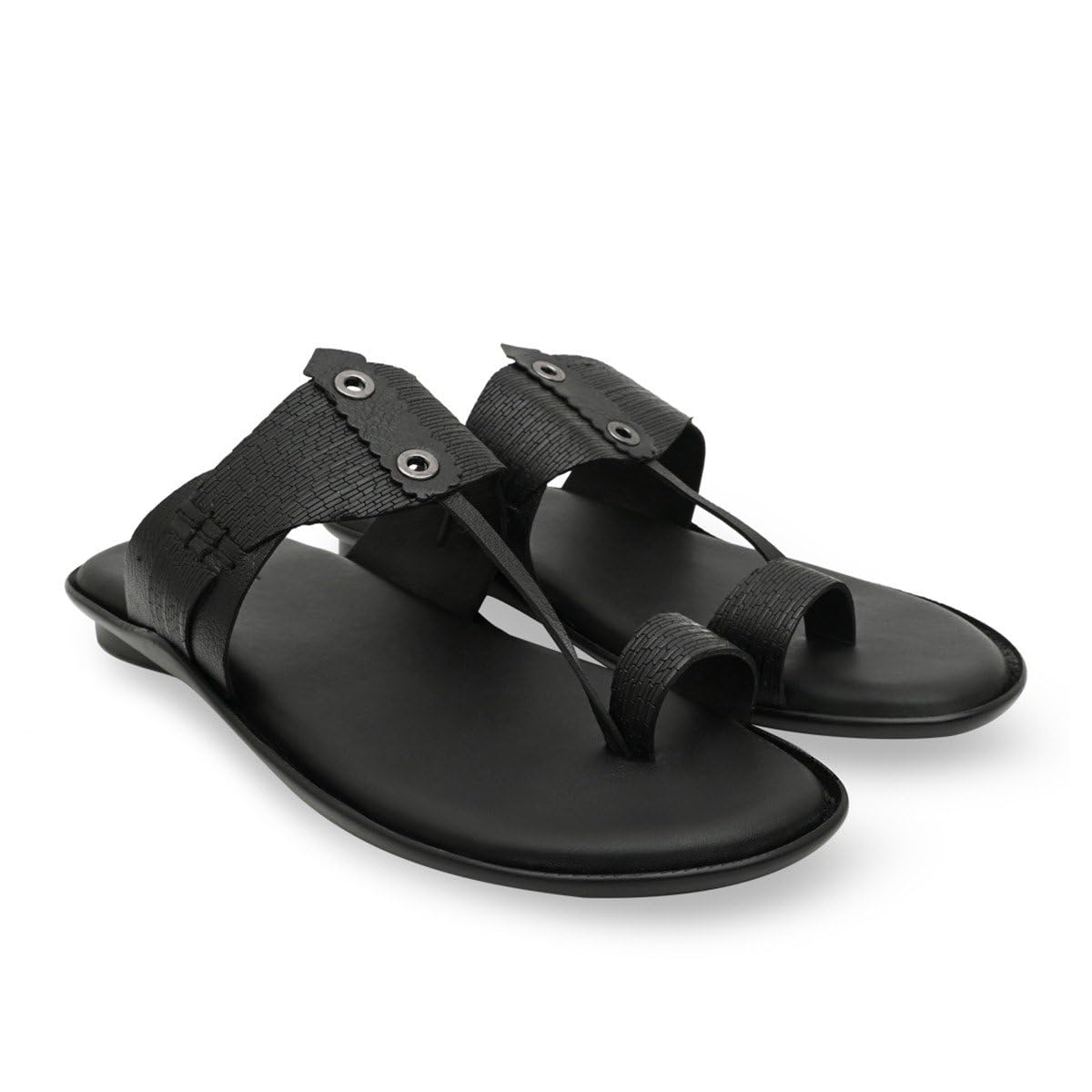 Men Casual Leather Kolhapuris-image-28