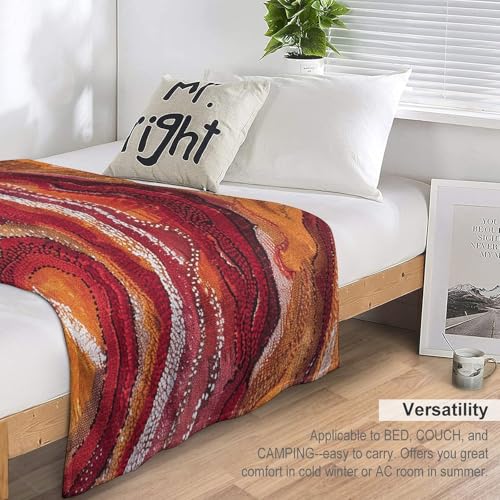 Couverture climatisation douce et légère contre le froid, plaid polaire flanelle lit et sofa - 5