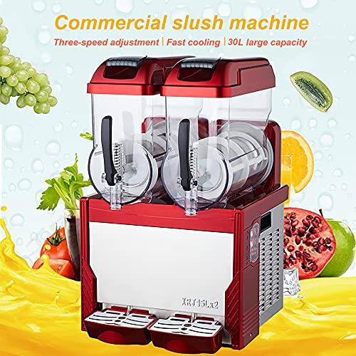 Kommerzielle Slushy-Maschine, 700W 30L Frozen Drink Snowcone Slush Maker-Maschine, Edelstahl-Smoothie-Frozen-Eismaschine… – Bild 5