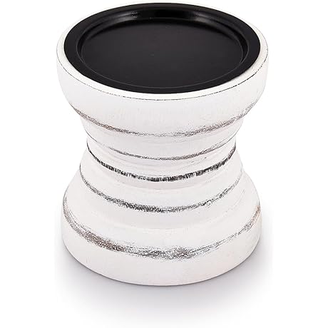 Farmhouse Rustic Wood Candle Holders- Illuminate Your Abode with Rustic Charm