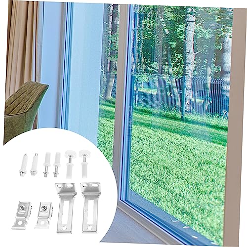 Kit de herrajes para puerta plegable Mikikit, juego guía de poleas, rodillos para puerta de clóset, material de reemplazo, operación suave miniatura 6