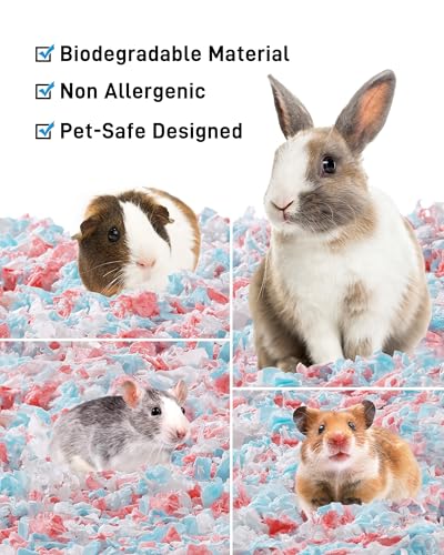 Bucatstate Guinea Pig Bedding 50L, 99% Dust-Free Hamster Bedding Odor Control thumb #6