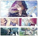 モニカ・エヴァレット マウスパッド 大型 グッズ サイレント・ウィッチ 沈黙の魔女の隠しごと プレイマット パソコンマット ゲーミング ゴム 精密加工 滑り止め 多機能 可愛い おしゃれ クリスマス 誕生日 プレゼント (01,600*300*3mm)