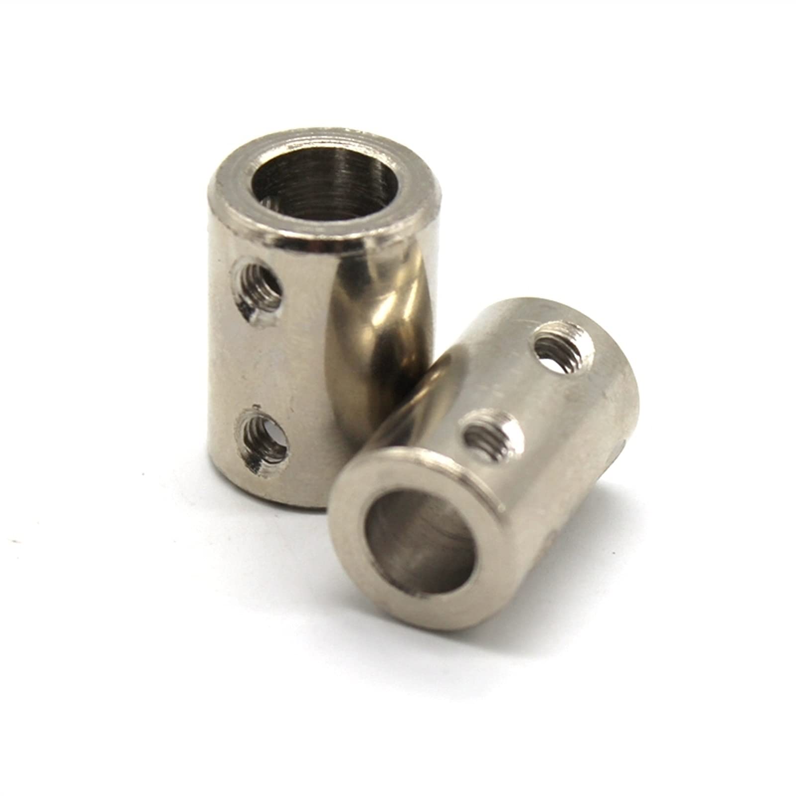 Kupplung, 2 Stück, Motorwellen-Kupplung, 5 mm, 8 mm, Stahlwellen-Antrieb für CNC-Motoren, Kupplung, starres Verlängerungsgetriebe (Innendurchmesser: 8 mm, 8 mm)