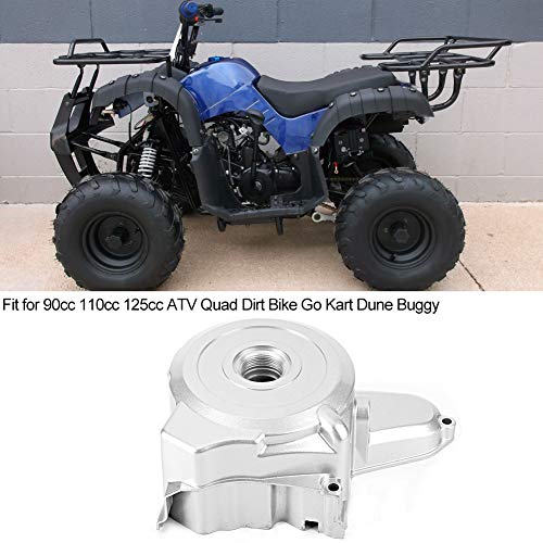 Image of Motor Engine Cover Case for 110cc PIT Quad Dirt Bike ATV, Top Mount Starter Motor Cover, Aluminum Alloy Replacement Part, Direct Fit for Chinese Dirt Bikes and ATVs