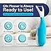 Clix Flosser - Automatic Dental Flosser | Reusable and Refillable | Pre-Loaded Floss Inside | Travel Cover | Easy Click-to-Use Solution for Plaque Removal, Clean Teeth and Fresh Breath (Light Blue)