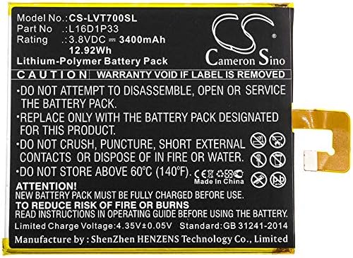 Cameron Sino NEW Replacement Battery Fit for Lenovo(3400mAh / 12.92Wh)