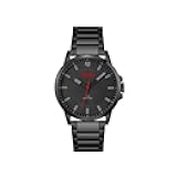 #First Men's Stainless Steel Quartz Watch - 43MM - Water Resistant - Fashion Wristwatch - Gift for Men